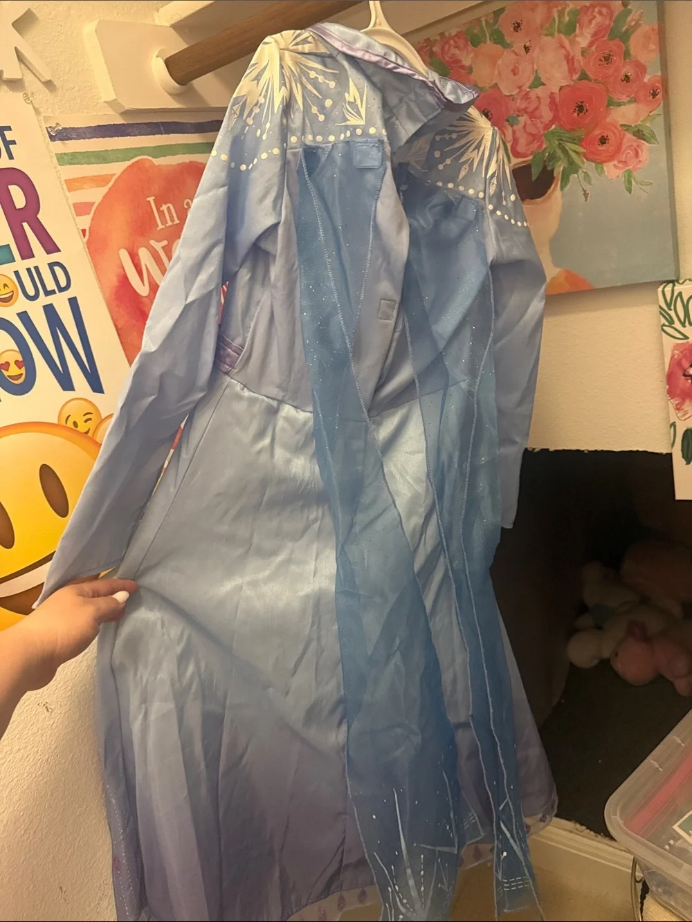 Disney Light Blue & Purple Sparkle Princess Costume Dress - Picture 3 of 3